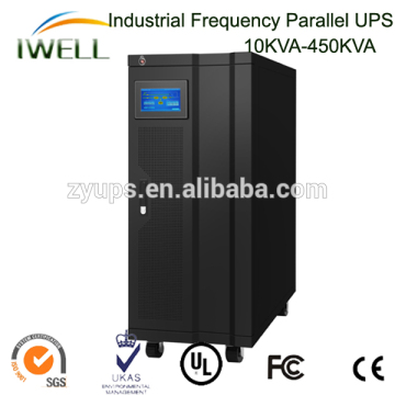 Factory made Pure Sine Wave 10Kva-450KVA Online Low Frequency Online Parallel UPS 3 phase Manual maintenance bypass UPS 225Kva