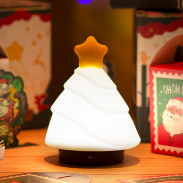 Sensore Sensore Motion Dimmer Dimmer Lampada da tavolo - Mini Luce 3D Mini Lucky Christmas Tree for Kids Gift