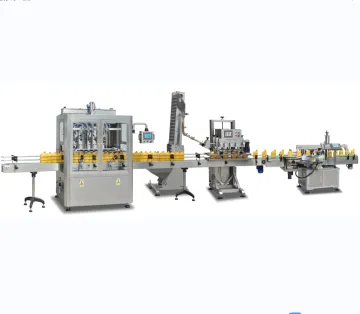 Oil Machine: Filling, Labeling, Capping, and Cocking for Plastic Bottles