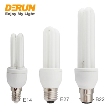 Daylight CFL Bulbs - 11W to 15W, E27/E26 Base, 6500K, 110V-240V