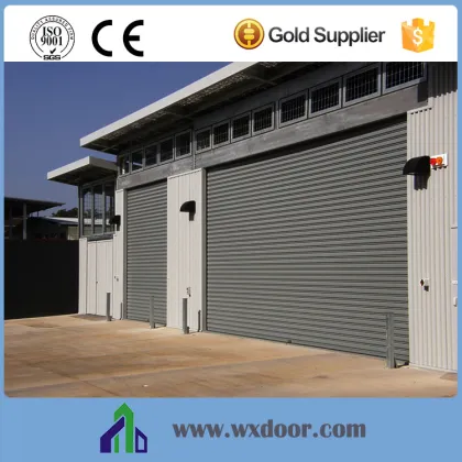 Steel Rolling Windproof Door Rolling Steel Security Doors