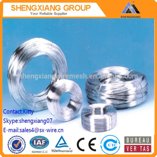 Hot Dipped Galvanized Wire Shiny Colour Galvanized Iron Wire(factory)