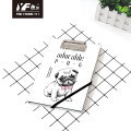 Estilo de pug adorable personalizado lindo A5 Portapaplos Atinden Notorbook de hojas sueltas Diario de tapa dura