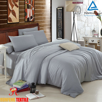 100% lyocell fiber bedding set, gray