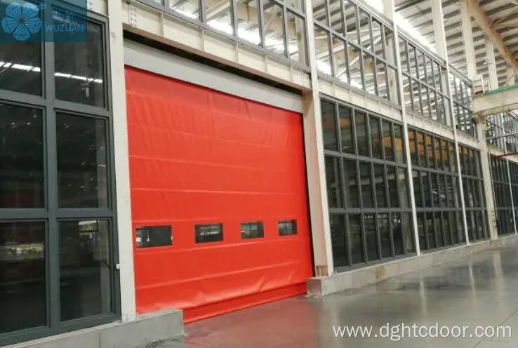 Waterproof Automatic High Speed PVC Stacking Door