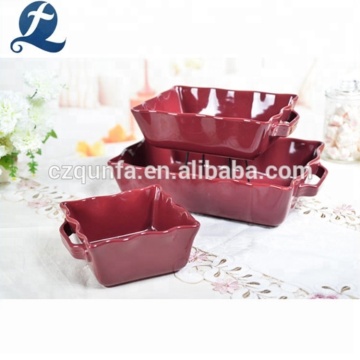 Home Custom Ceramic Baking Pan Bakeware Trays