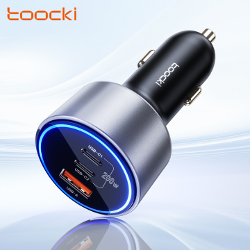 Toocki 200W Aluminum Alloy Fast Charging Car Phone Charger