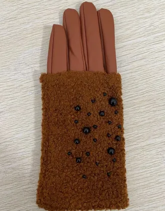 Winter Fabric BORG Gloves ladies