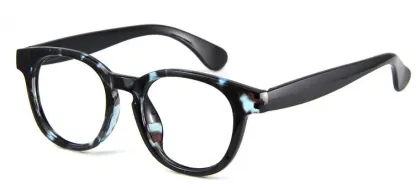 Resin Cheap Eyewear Fashion Vintage Round Frame Reading Glasses