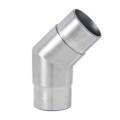 Satin kết thúc đầu nối tay vịn lan can kính 90 độ