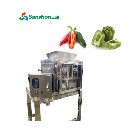 Automatic Green Pepper Seeds Removing Machine for Hot Sale