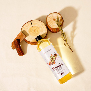 Organic Vanilla Sandalwood Body Massage Oil for Spa