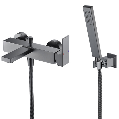 Brushed Nickel Wall Mount Tub Faucet