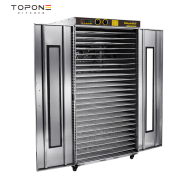 24-Tray Industrial Fruit Drying Machine with 3-Year Warranty