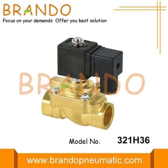 321H36 3/4'' 40Bar High Pressure Brass Solenoid Valve