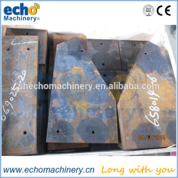 high manganese crusher check plate for mining equipment accessories
