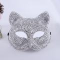 ماسک مهمانی گوش گربه ای Rhinestone