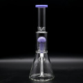 Bong de bécher en verre filtré violet