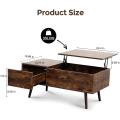 Adjustable Wood Coffee Table Multi-Function Coffee Tables
