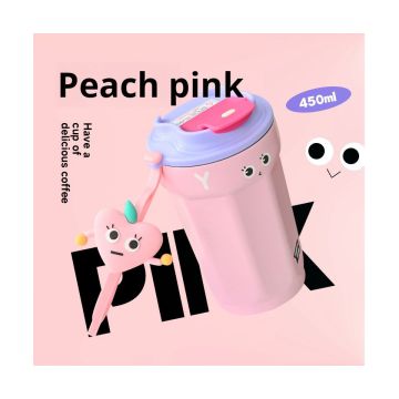 Wholesale Custom Cute Stainless Steel Vacuum Insulated Coffee Mug - Kawaii Happy Eyes Thermo Cup