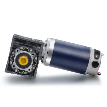 High Efficiency Low Speed 110mm DC Brushed Motor with Dual Worm Gearbox
