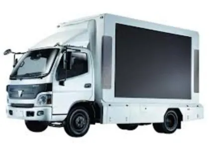 Mobile Trailer Mounted Led Screens P25 , Opto + Silan Chips V60/h120