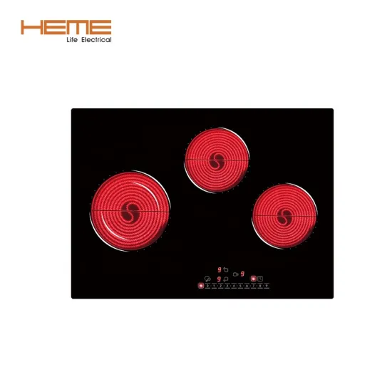 Built-in Ceramic Hob with CE and CB Certificates - 3 Cooking Zones Home Kitchen Appliance