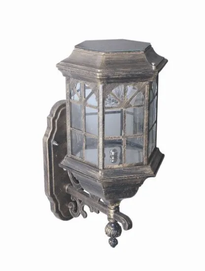 High Power Led / Lvd 9w 12v Aluminum Outdoor Solar Powered Wall Mount Garden Lighting