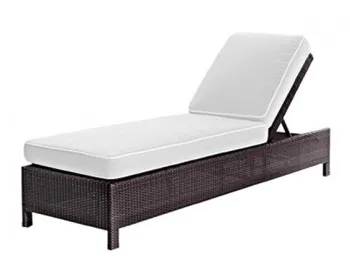 Resin Wicker Garden Outdoor Furniture Chaise Lounger