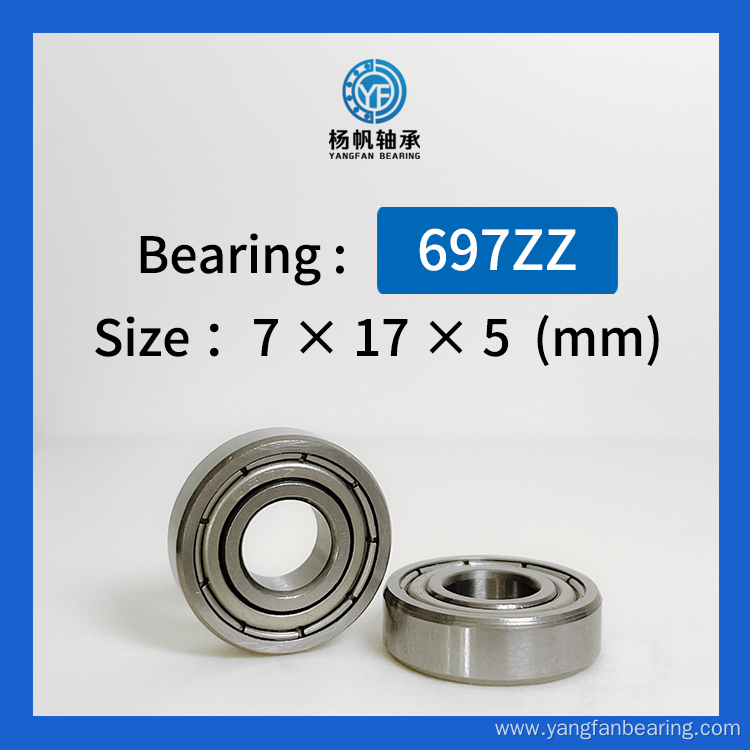 Deep Groove Ball Bearing 697zz/2rs 7*17*5