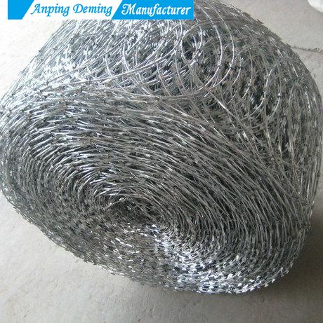 Hot Dip Galvanized Razor Barbed Wire