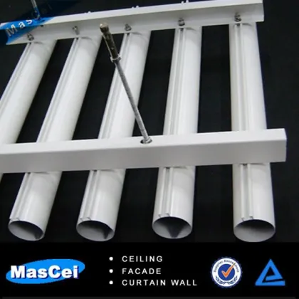 Aluminum round tube house ceiling design