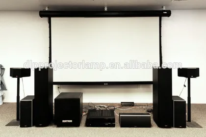Full hd projection system/ Full HD projector Screen/ Motorized Projection Screen