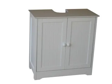 E1 MDF White Wash Cabinet