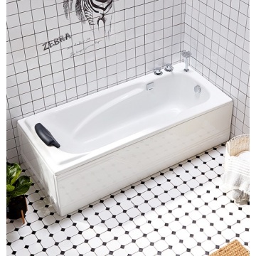 Alcove Garden Tub Hydrotherapy Acrylic Whirlpool Bath Tub With Massage Bathtub