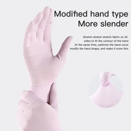 Anti-UV Touch Screen Sun Protection Gloves for Outdoor Activities