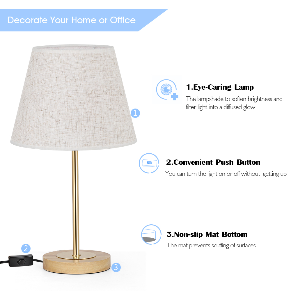 Bedside Lamps 2 Pack