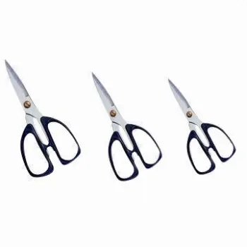 Family Scissors with Plastic Handle, Available in Three Sizes