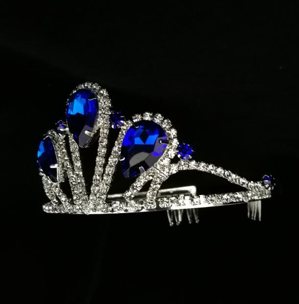 Dark Blue Stone Crowns And Tiaras