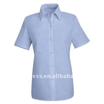 Hot sell cafe shirt bar shirt uniform cotton materials by CTD