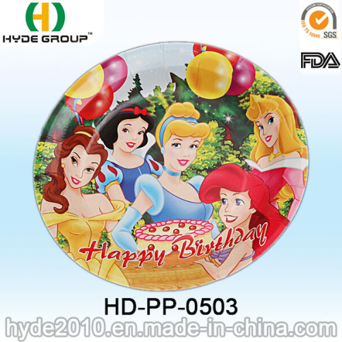 7" Disposable Paper Plate for Party Supply (Favored by Kids)