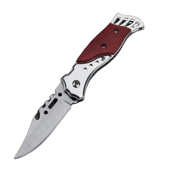 Stainless Steel Multifunction Folding Knife for Outdoor Hunting and Camping