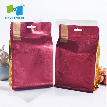 Impression de couleur personnalisée Ziplock Matière laminée Sac à café