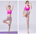 Medida moda mujer brillante lycra polainas los pantalones yoga