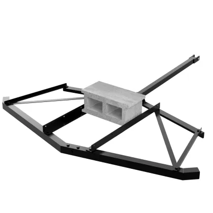 Rustproof Steel Trencher Attachment for Tractor: Grabber & Drag Chain Harrows