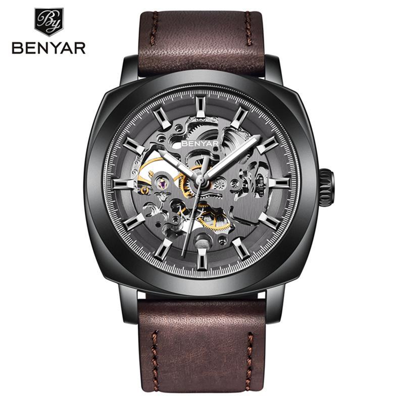 By Benyar Watch 5121 Automatic Mechanical Movement Waterproof Sport Luxury Watches for Men