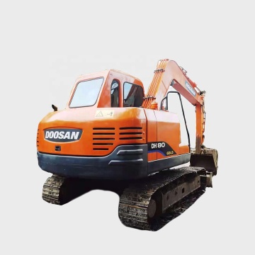 DOOSAN DH80 8 Ton Crawler Mini Excavator - Low Hour Used Equipment from Korea