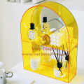 Pop domestic plexiglass makeup display stand house