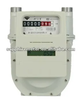 ICG1.6B Sapphire Diaphragm Household Aluminum Case IC card prepaid intelligent Gas Meter