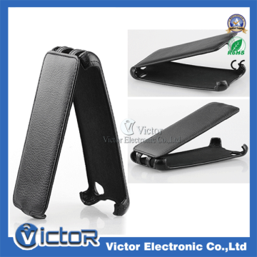 China Manufacturer Leather Flip Case for Philips Xenium W6610
